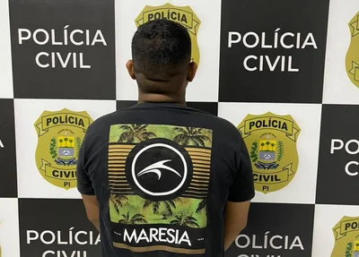 Acusado de tráfico de drogas preso pela 3ª Delegacia Seccional de Teresina