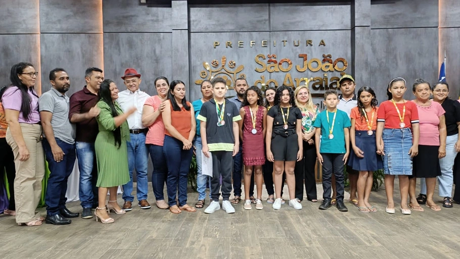 Alunos premiados na OBMEP