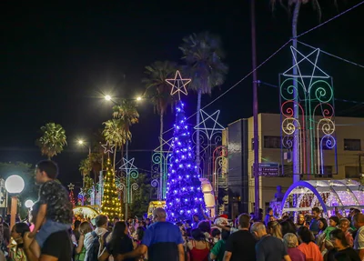 Árvore de Natal na Avenida Antonino Freire