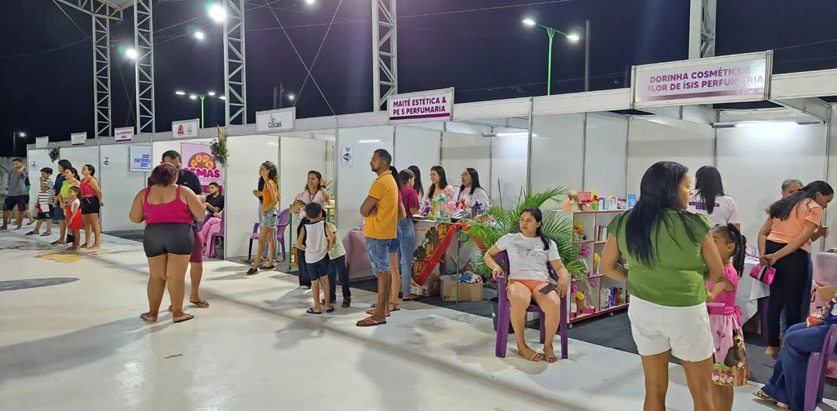 Barraquinhas que funcionaram durante a noite