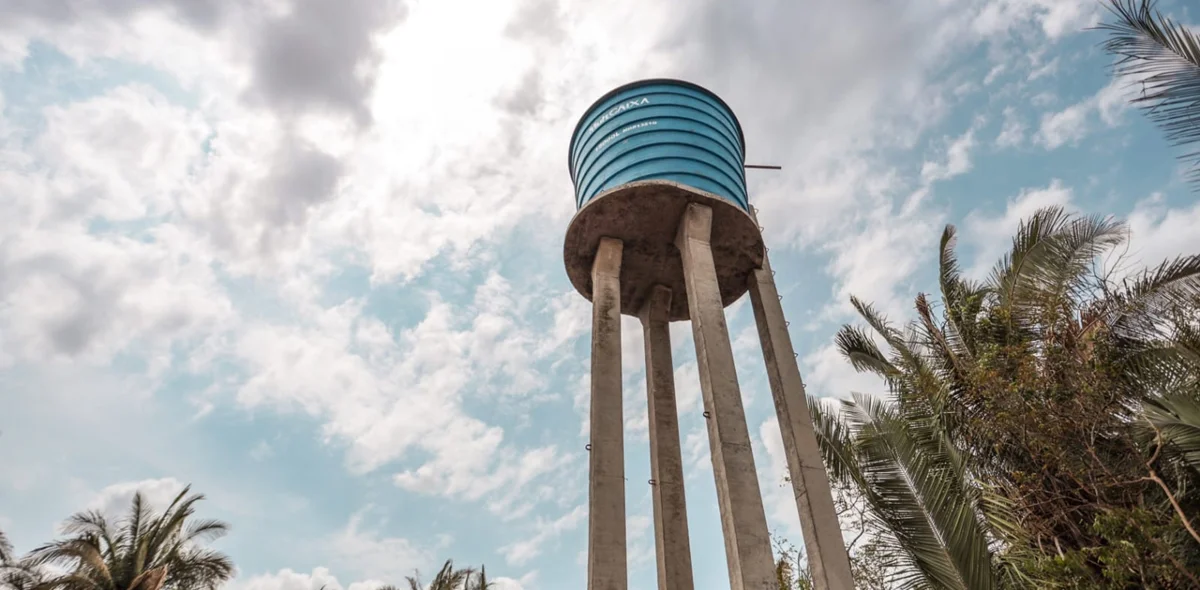 Caixa d'água inaugurada