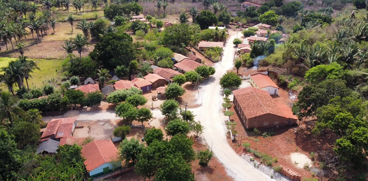 Calçamento foi realizado na comunidade Cabaceiro