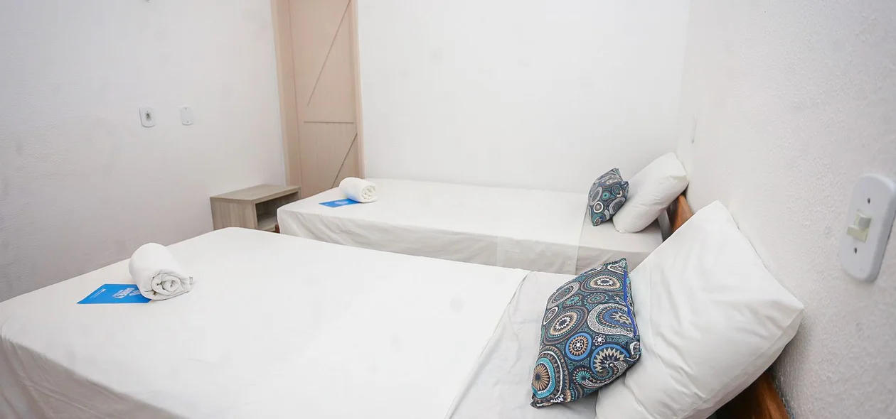 Camas do hotel