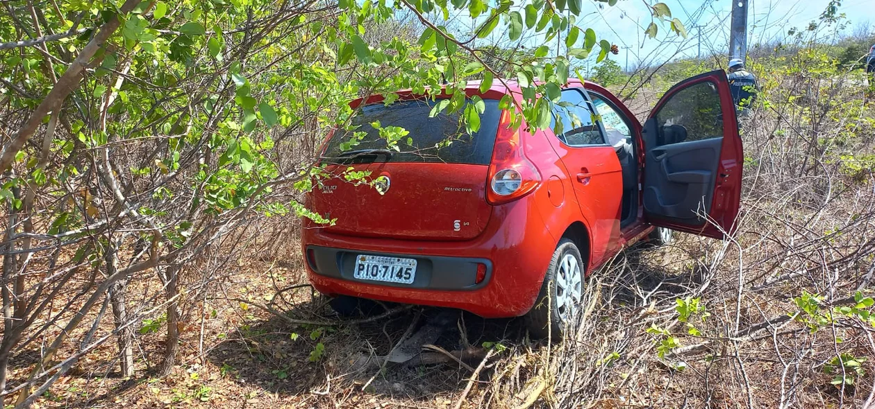 Carro envolvido no acidente