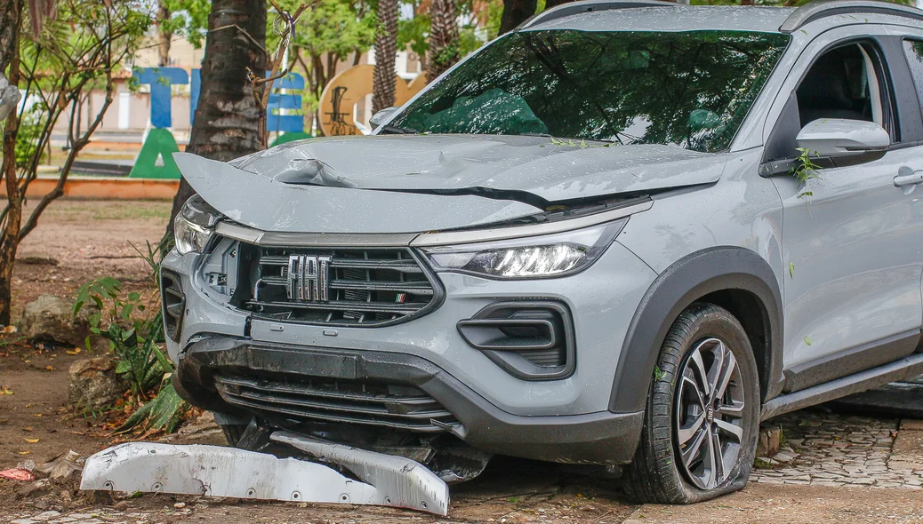 Veículo Fiat Pulse envolvido no acidente