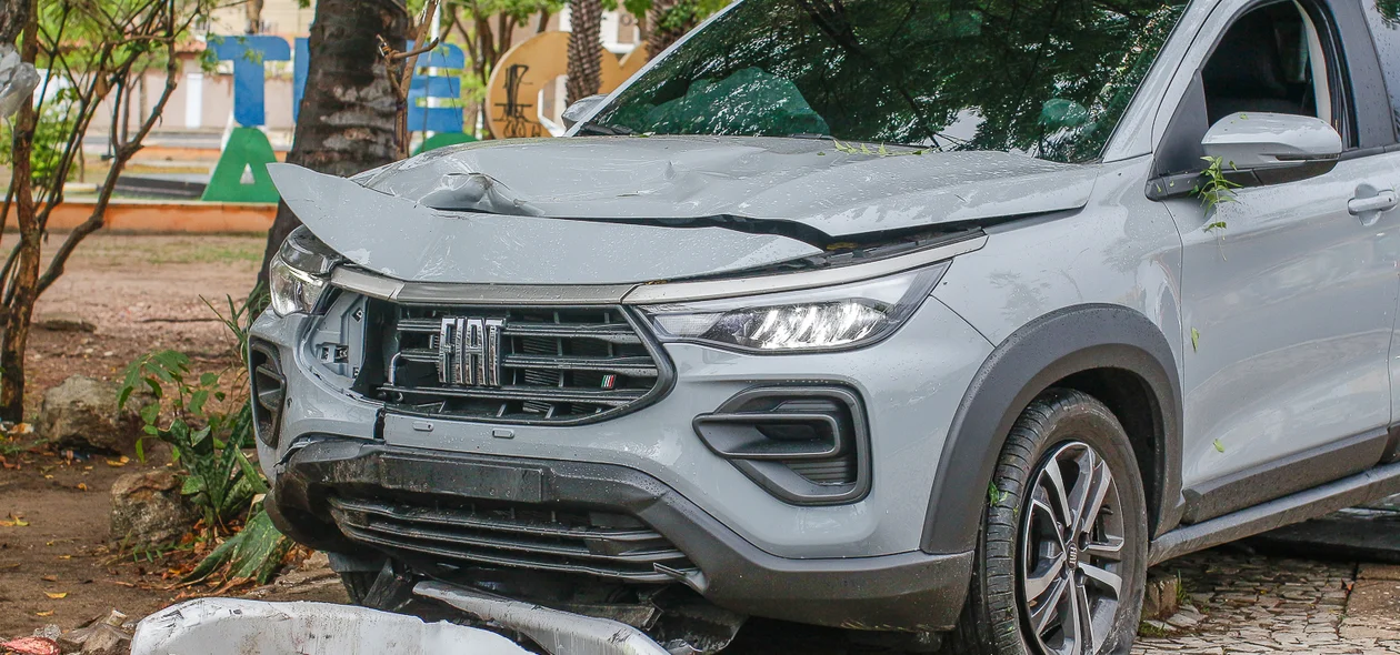 Veículo Fiat Pulse envolvido no acidente