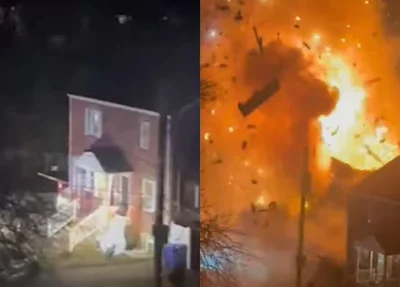 Casa explode durante ação policial na Virgínia (EUA)