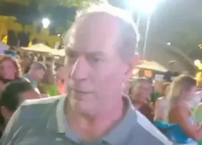 Ciro Gomes dá tapa no rosto de homem que o chamou de bandido