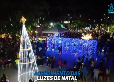 Decoração natalina em Altos