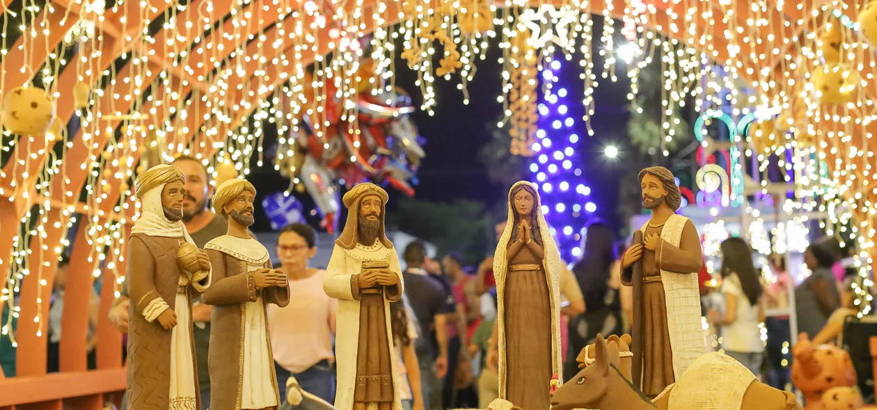 Decoração natalina em Teresina