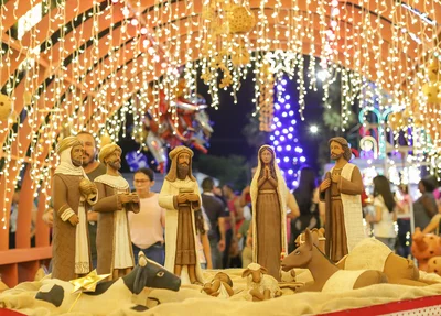 Decoração natalina em Teresina