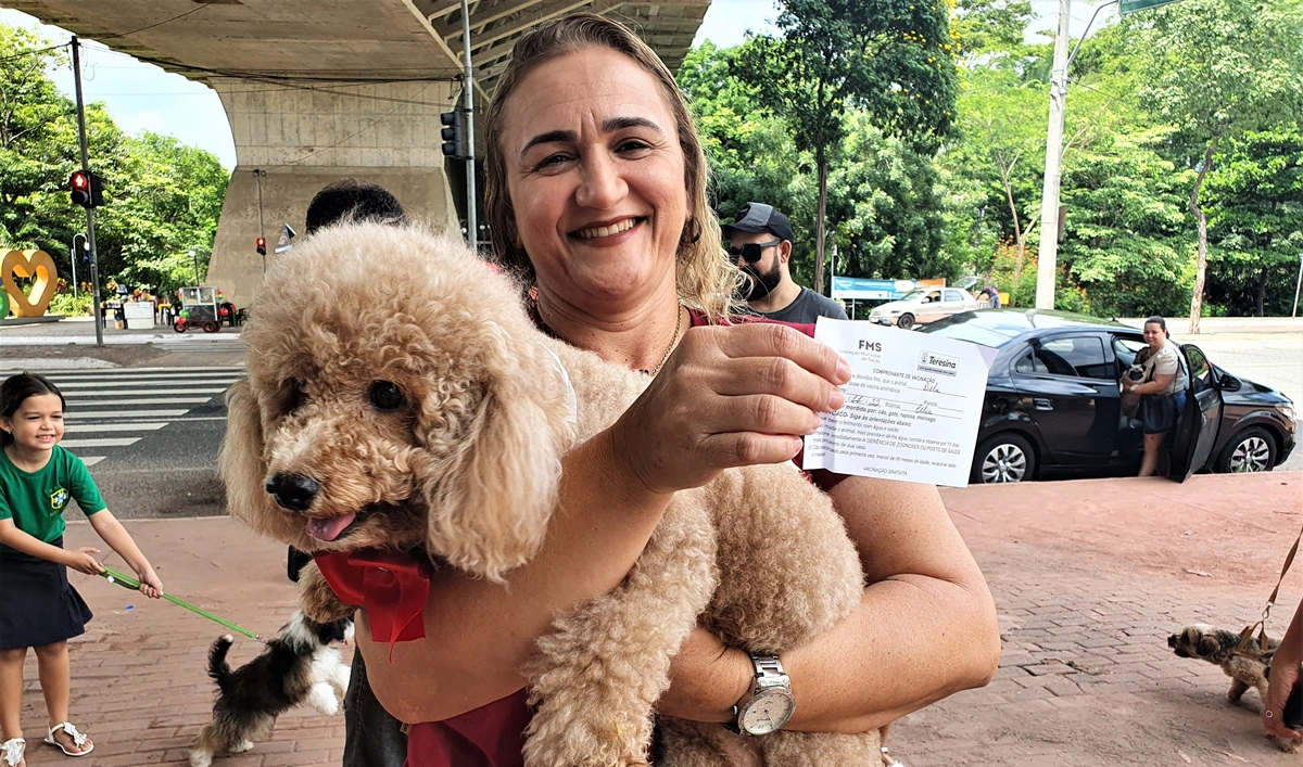 Essa é a segunda e última etapa da Campanha de Vacinação contra a Raiva na zona urbana de Teresina