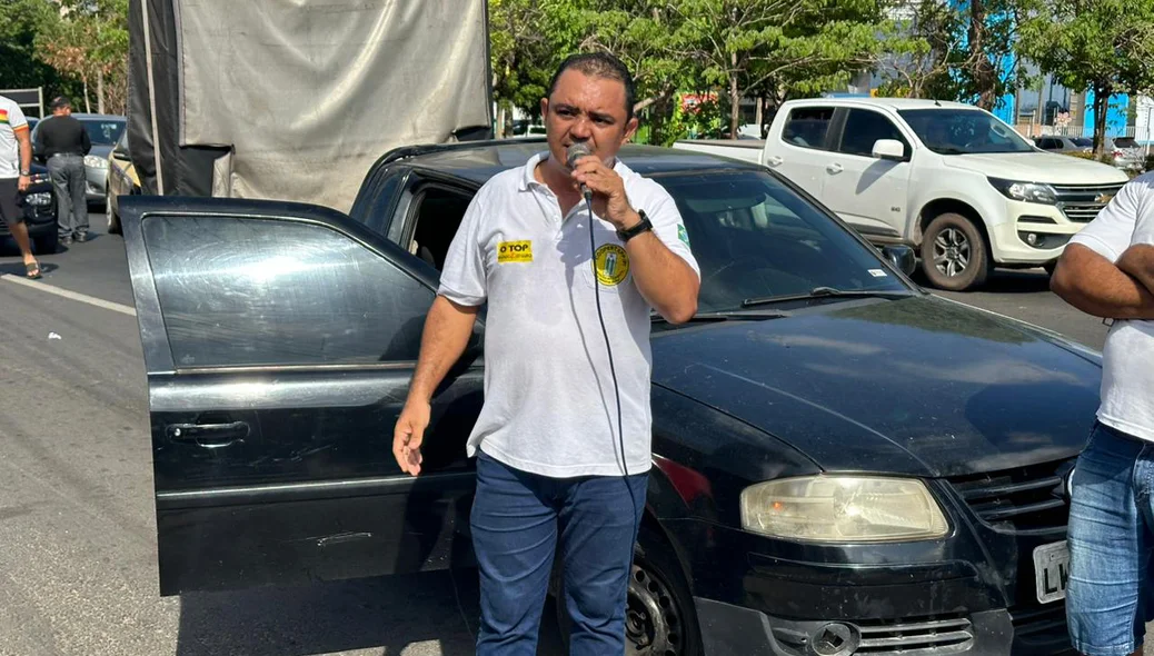"Estamos aqui para pressionar o poder público", disse Érico da Luta