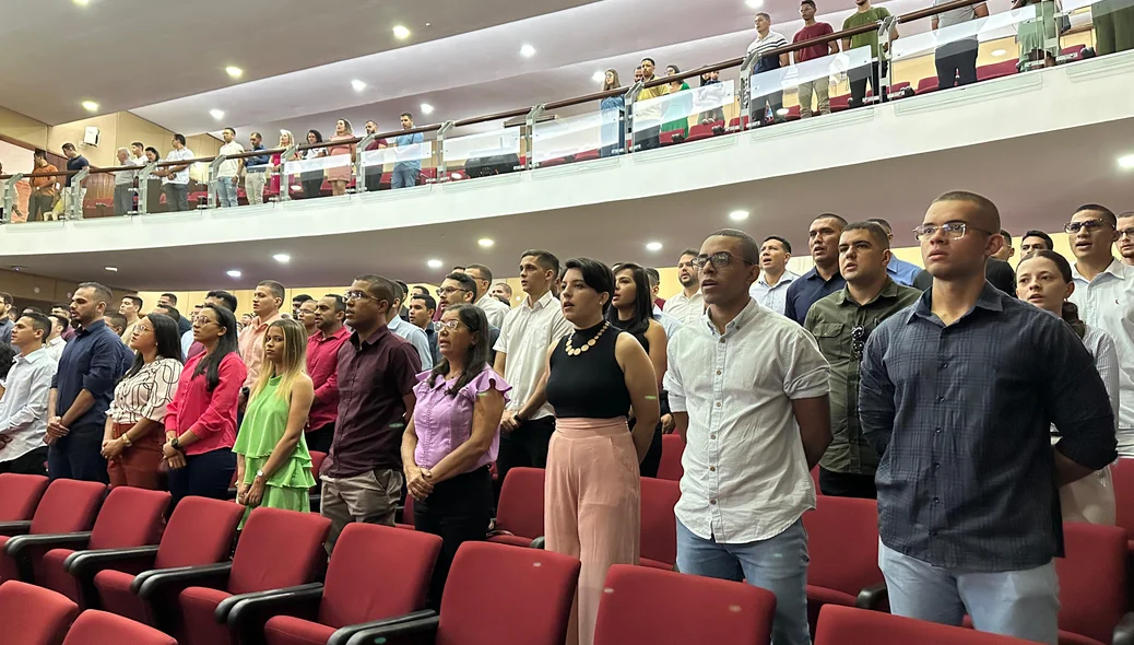 Evento de recepção aos 200 aprovados no concurso do Cprpo de Bombeiros