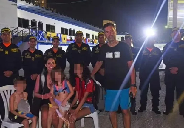 Família de brasileiros é resgatada após nove horas à deriva no Caribe