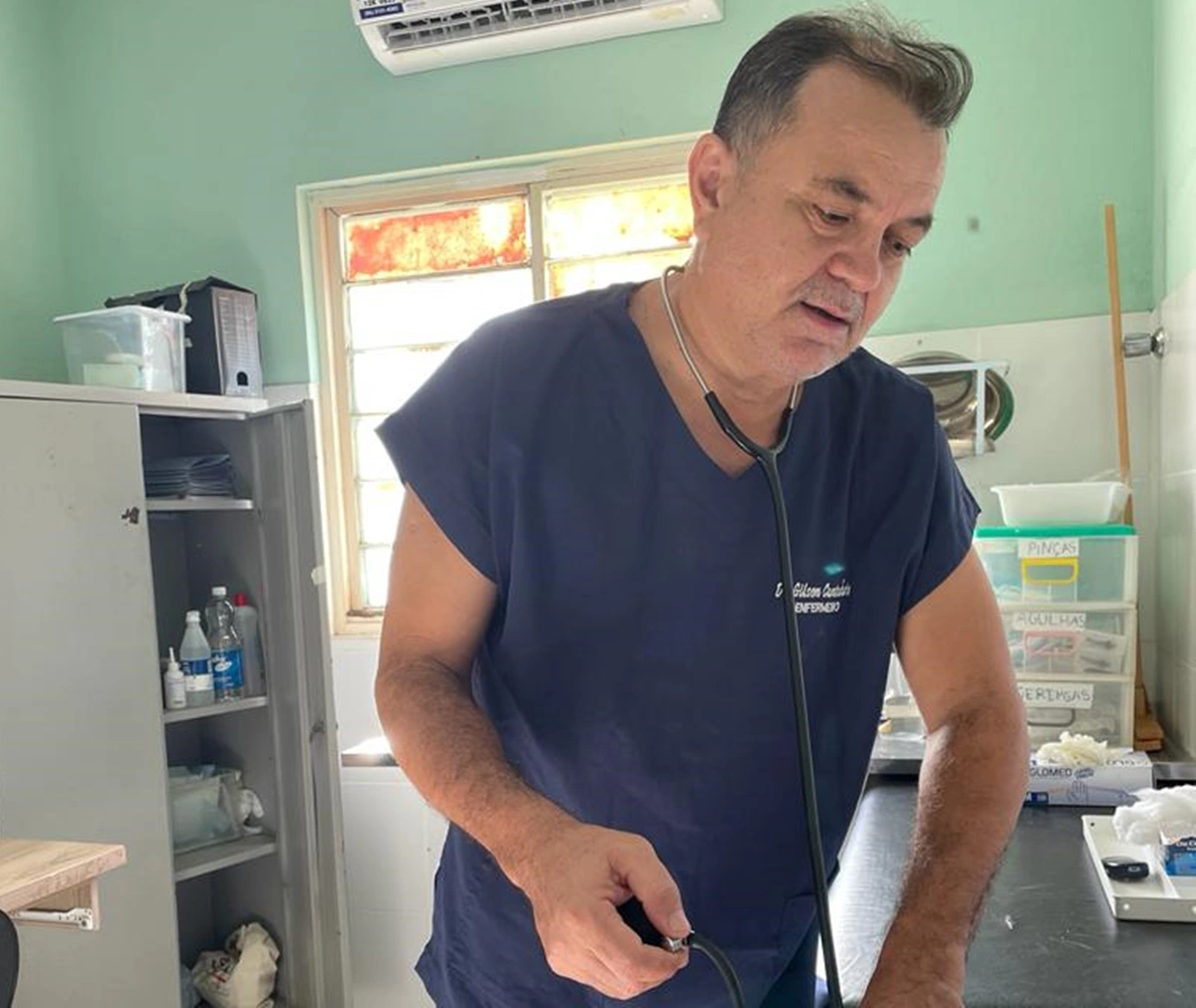 Gilson Cantuário é um enfermeiro que trabalha com doação de órgãos