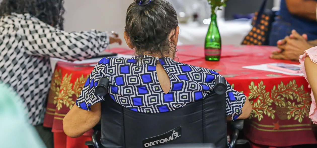 Idosa do Lar de Santana em Teresina Piauí