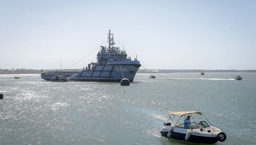 Inauguração da 1ª fase do Porto de Luís Correia