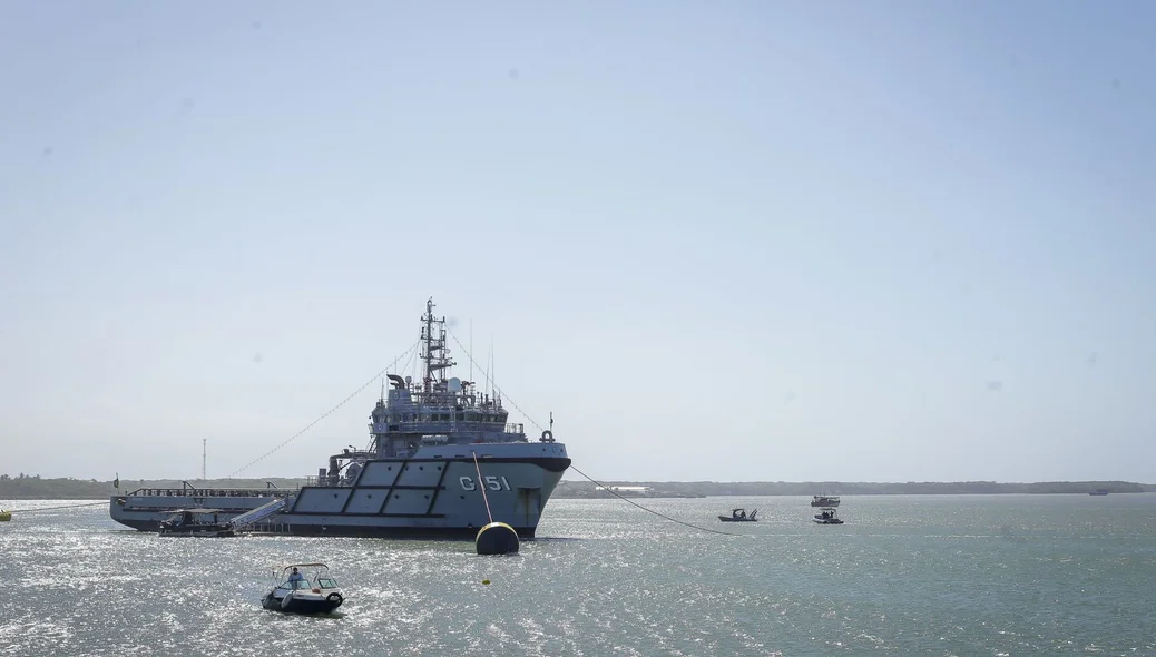 Inauguração da primeira fase do Porto de Luís Correia
