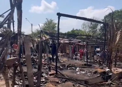 Incêndio no Acampamento Terra e Liberdade