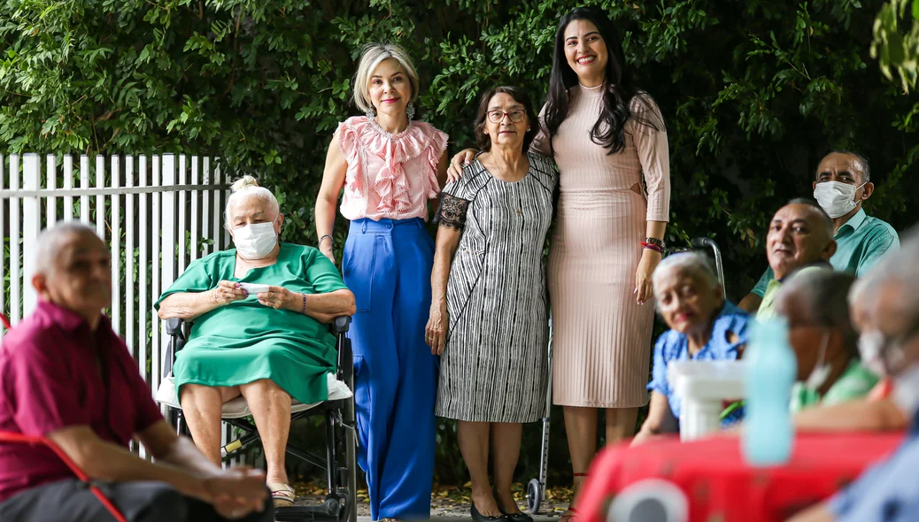 Irmã Cândida de Jesus no Lar de Santana