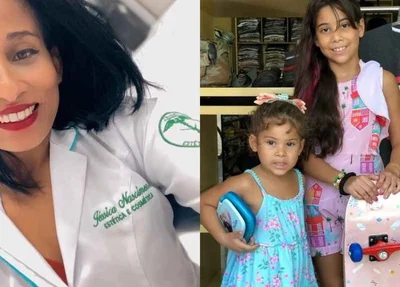 Jéssica e as filhas