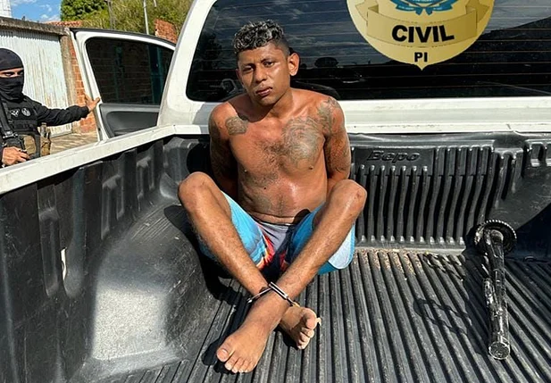 Léo das novinhas, preso pela Polícia Civil do Piauí