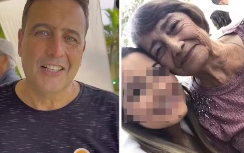 Leonardo Pereira Alves e a mãe Luzia Alves