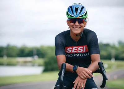 Luísa Baptista, atleta brasileira de triatlo