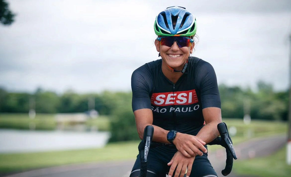 Luísa Baptista, atleta brasileira de triatlo