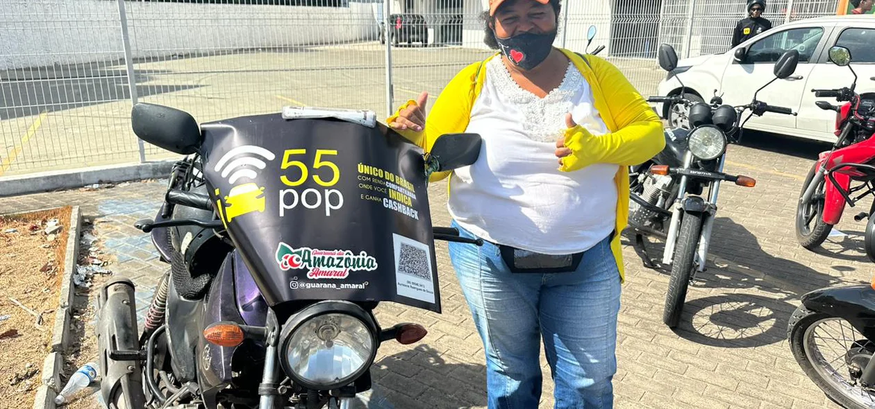 Manifestação contou com diversos motoristas