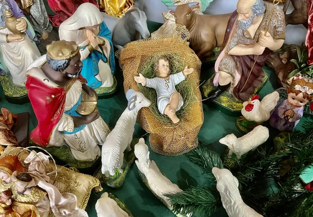 Menino Jesus no presépio