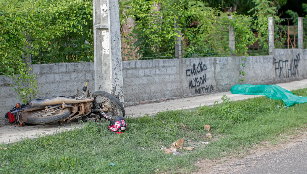 Motociclista morreu após perde o controle da motocicleta