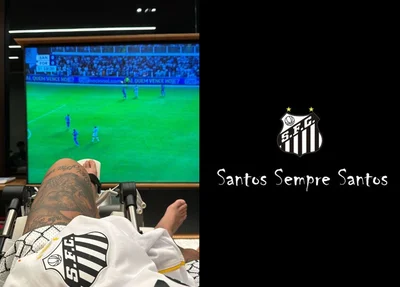 Neymar lamenta queda da Série B do Santos