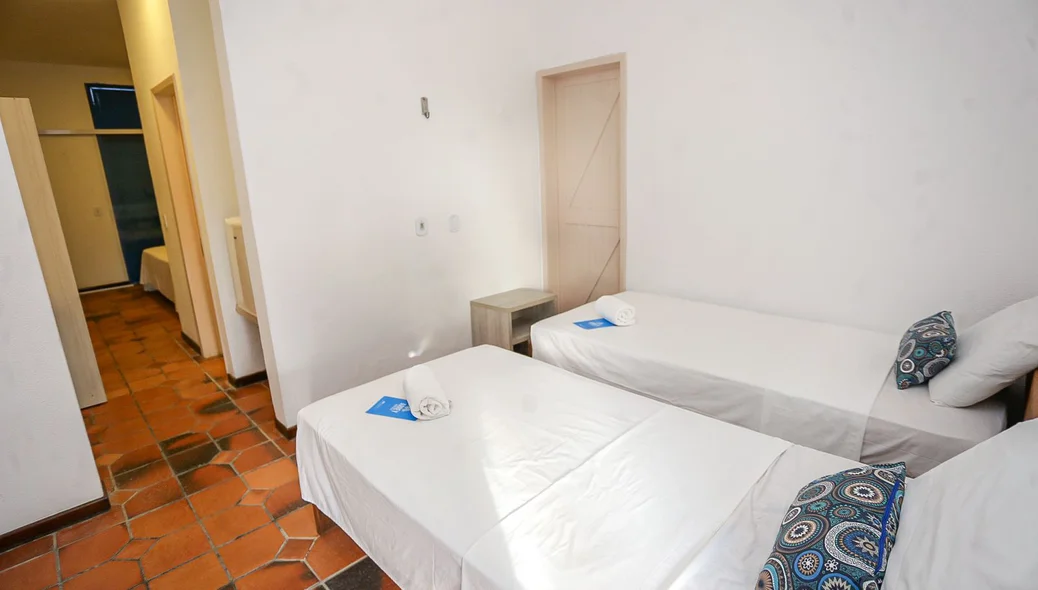 O espaço possui 40 apartamentos com a reinauguração