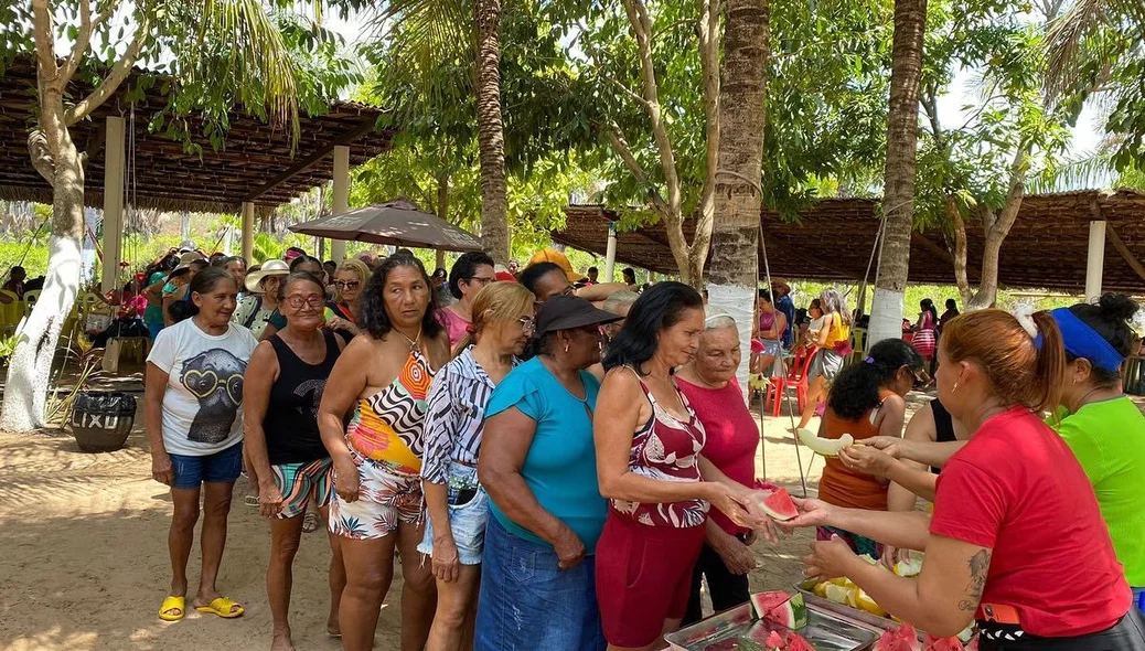 O evento proporcionou aos participantes café da manhã, lanche e almoço