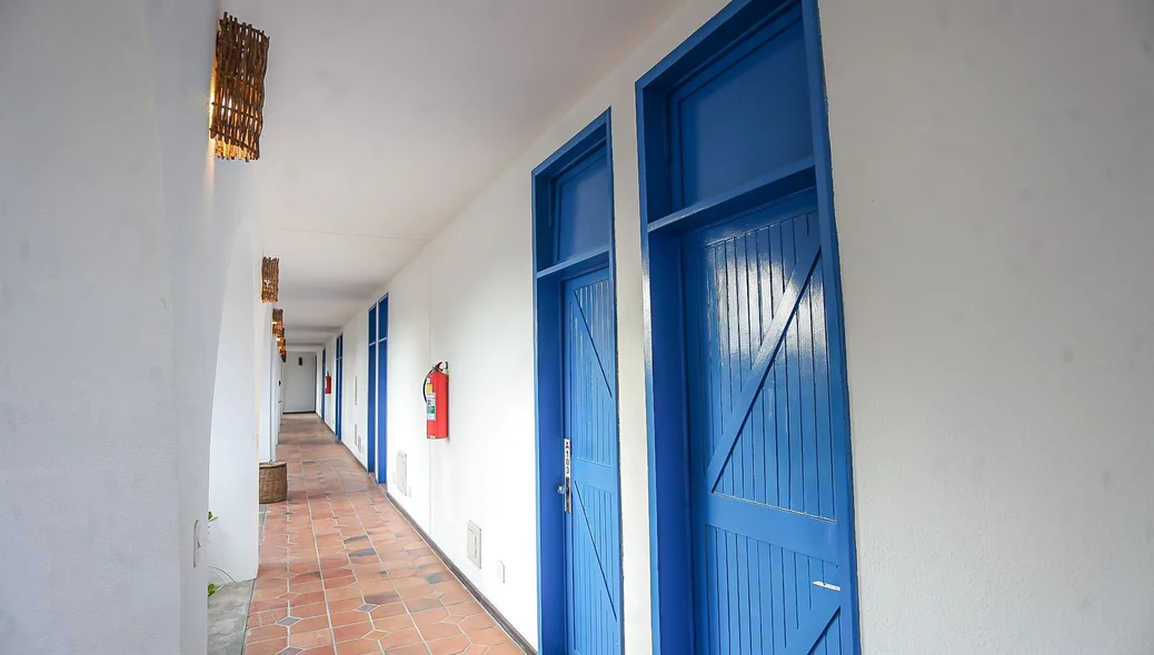 O hotel conta com 40 apartamentos