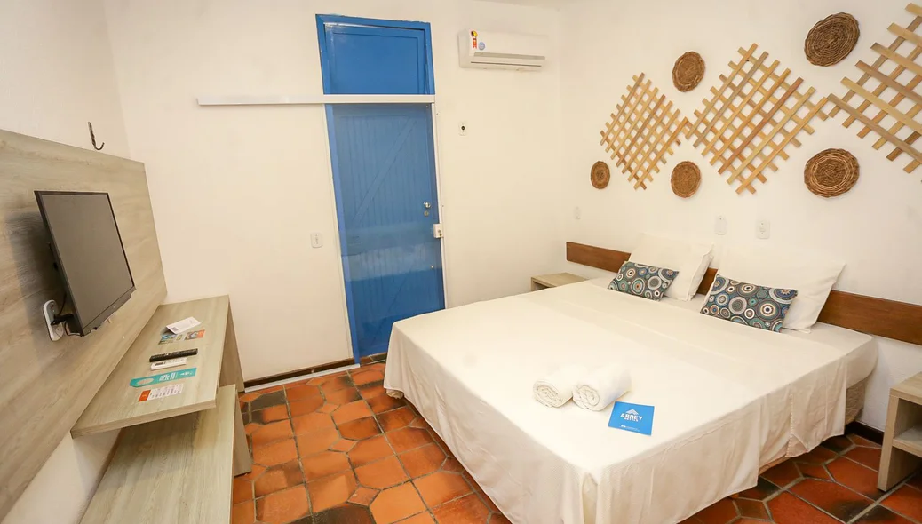 O hotel é localizado na cidade de Luís Correia