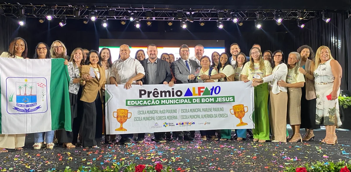 O município de Bom Jesus é excelência em alfabetização