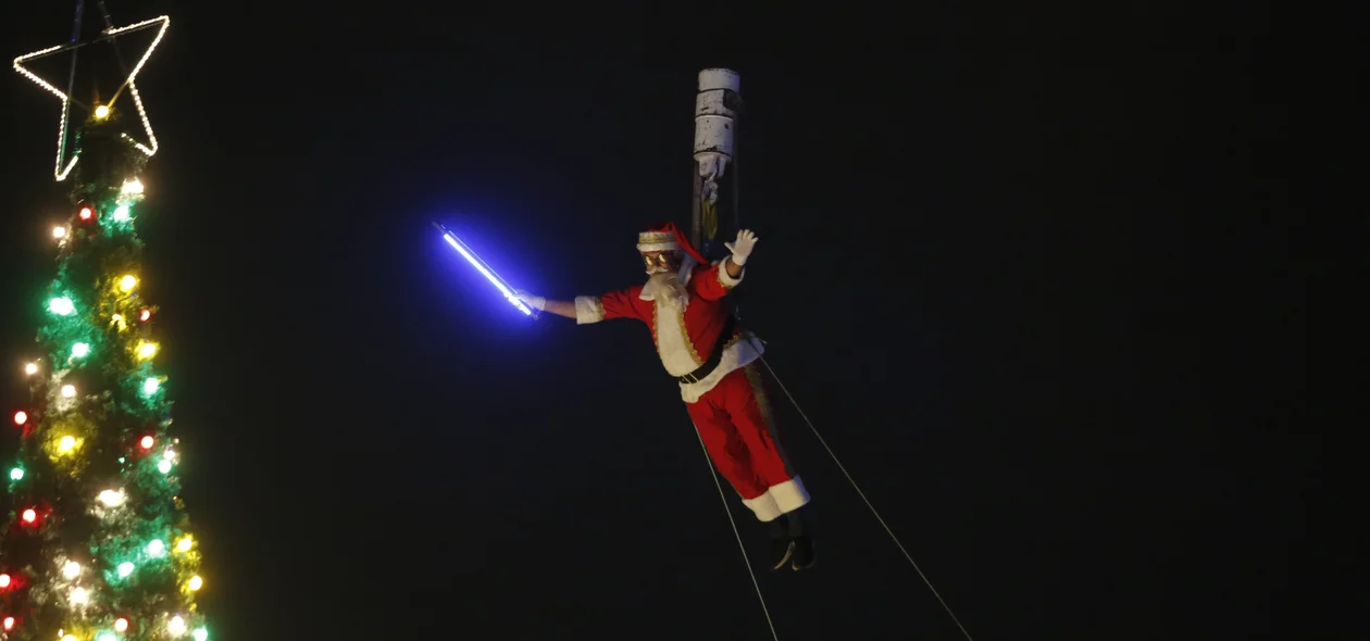 Papai noel da Vila de Natal da Alepi