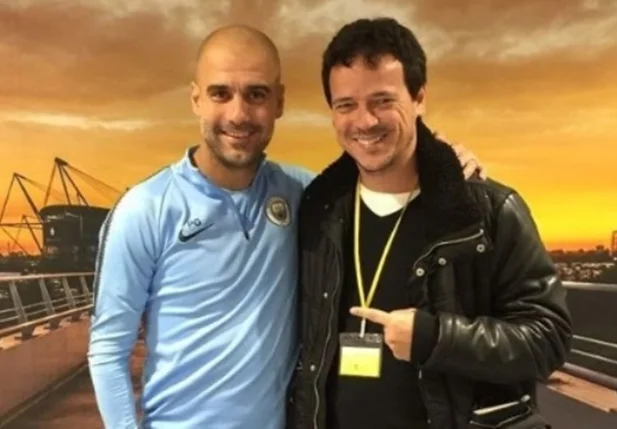 Pep Guardiola e Fernando Diniz