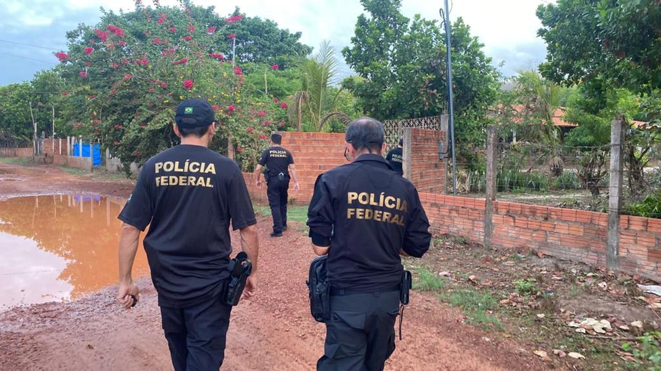 PF durante operação de combate ao tráfico internacional de drogas