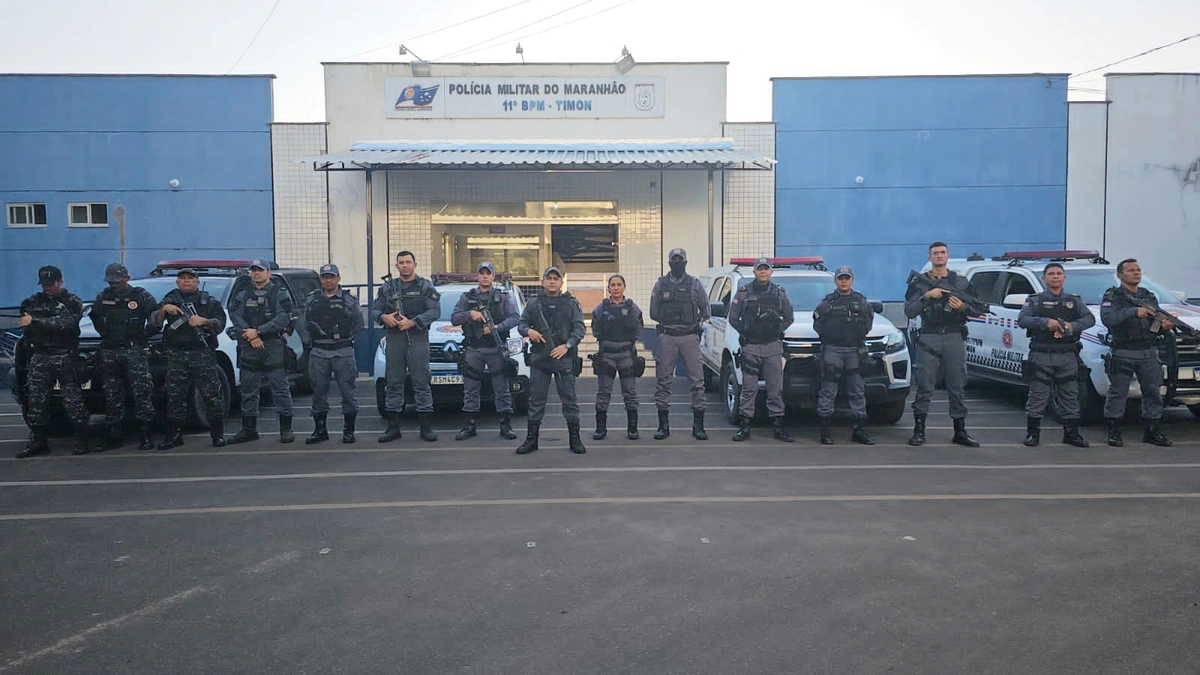 Policiais do 11º BPM do Maranhão