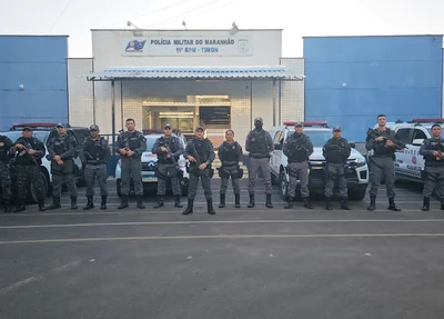 Policiais do 11º BPM do Maranhão