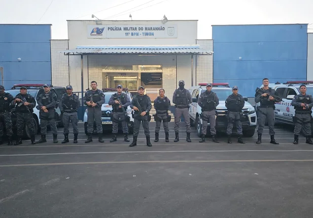 Policiais do 11º BPM do Maranhão