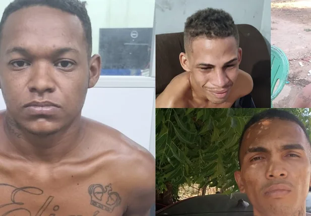 Presos nesta terça-feira (19) na Vila São Sebastião, zona sudeste de Teresina