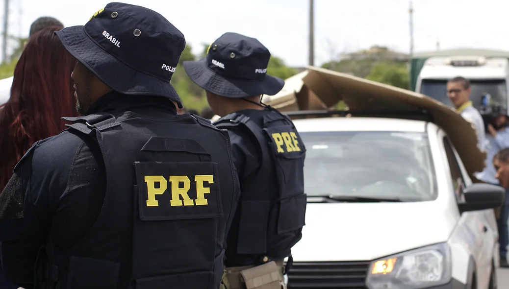 PRF no local do acidente de trânsito