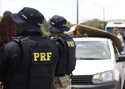 PRF no local do acidente de trânsito