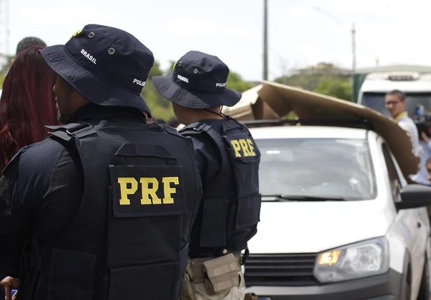PRF no local do acidente de trânsito