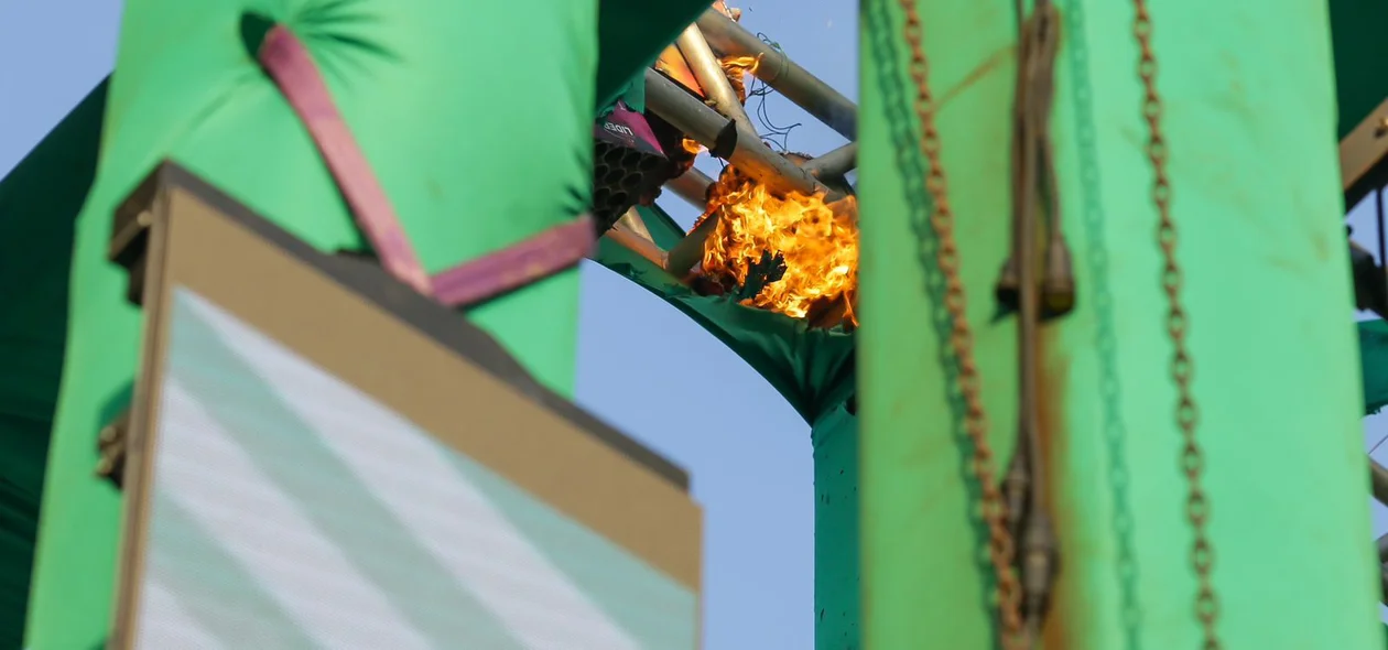Princípio de incêndio assustou a todos os presentes